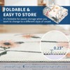 Modern Washable Area Rug for Living Room, Floral Pattern Floor Rug with Non Slip Backing, Low Pile Floor Carpet for Living Room Office - 3 of 4