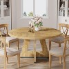 Tribesigns 47 Inch Round Dining Table for 4 people - 2 of 4