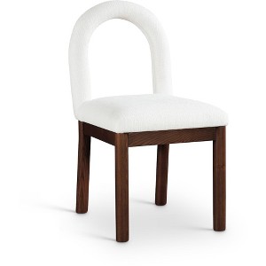 Meridian Furniture,Conrad Linen Textured Fabric Dining Chair - 1 of 4