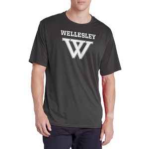 Men's Wellesley College Sport Active T-Shirt Primary Logo - 1 of 4