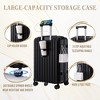 YONWAY Hardside Luggage Sets,3 pcs Spinner Suitcase,ABS Lightweight Suitcase,Carry on Suitcase,with Cup Holder & USB Port & Phone Holder - 4 of 4