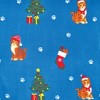 Collections Etc Christmas Cat Soft Fleece Zippered Cuddle Wrap Blanket 60" x 67" - 3 of 3