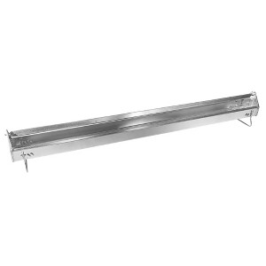 FARM-TUFF Reel Top Heavy Duty Long Rectangular Outdoor Galvanized Metal Poultry Feeder for Chickens, 48in - 1 of 1