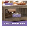 Farmhouse Square Coffee Table with Open Storage Compartment Wood Cocktail Table For Living Room Organizer Grey - 4 of 4