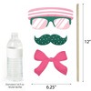 Big Dot of Happiness Pink Pickleball - Country Club Party Photo Booth Props Kit - 20 Count - 4 of 4