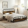 Tangkula Queen Size Bed Frame Industrial Platform Bed Frame w/ Under Bed Storage - image 4 of 4