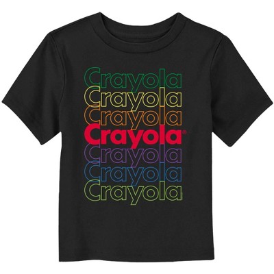 Toddler's Crayola Outline Colors Logo T-Shirt