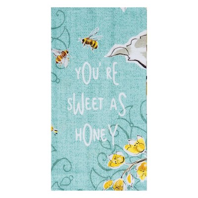 C&F Home Sweet As Honey Home Printed Cotton Flour Sack Kitchen Towel