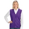 Collections Etc Stylish Cable-Knit Button Front Sweater Vest - 2 of 4
