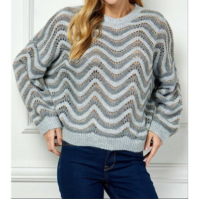 Women's Waverly Striped Sweater - SEE AND BE SEEN