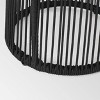 Moonstone Rope Weave Modern Side Table - Black - Christopher Knight Home: Weather-Resistant Iron Patio Table - 4 of 4