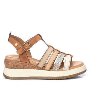 Carmela Leather Women's Casual Sandals 161607 CAMEL 5.5 - 1 of 4