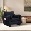 Lycvki Sharp-Angle Modern Dining Chair Sleek Single Seater - 4 of 4