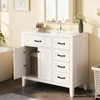 TIRAMISUBEST 36" Bathroom Vanity with Sink Combo Freestanding Bathroom Storage Cabinet with 2 Soft Door 5 Drawers for Bathroom - 2 of 4