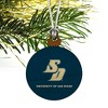 University of San Diego Primary Logo Mini Small Tiny Wood Christmas Tree Holiday Ornament - 3 of 4
