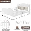 QingMoon Twin Bed Frame for Kids, Metal Platform Bed Frame with Light, Modern Twin Size Beds with Rails and Storage Headboard for Girls & Boys - 4 of 4