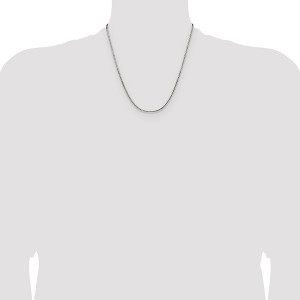 Chisel Stainless Steel Polished 2mm 20" Fancy Curb Link Necklace - 1 of 4