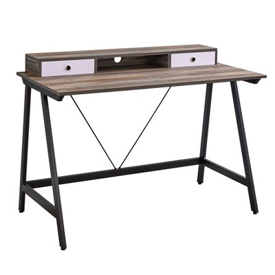 Tucker Desk Black/Driftwood - Buylateral