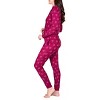Blis Women's Crew Neck Pajama Set with Jogger - 2 of 4