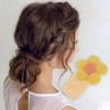Unique Bargains Girl's Carrots Rabbit Flowers Hair Clips Yellow Orange 9 Pcs - 2 of 3