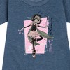 - IF Movie - Blossom Ballet Graphic Short Sleeve Fleece Dress - 2 of 4