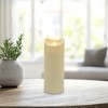 LumaBase Battery-Operated 9" Pillar Candle with Flickering Flame - 2 of 4