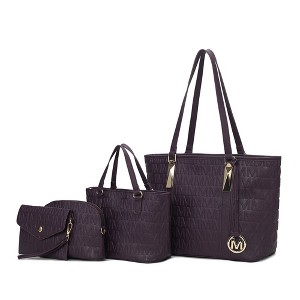 MKF Collection Arya Signature Vegan Leather Tote Bag for Women Versatile Handbag Purse by Mia K - 1 of 4