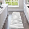 COZONY Machine Washable Area Rug — Modern Wave Distressed Design, Low Pile Carpet with Non-Slip Backing for Living Room, Bedroom & Nursery - 2 of 4