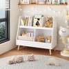 Dexmalle 5 Cubbies Kids Bookshelf and Toy Organizer,White - 4 of 4
