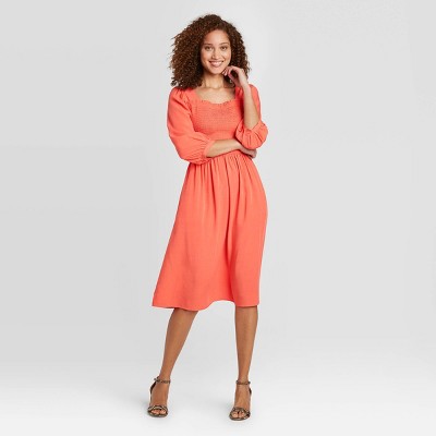 target coral dress