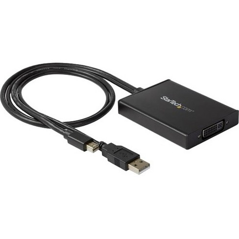 Startech Com Mini Displayport To Dual Link Dvi Adapter Usb Powered Dual Link Connectivity Black Dvi Active Display Converter Mdp2dvid2 Target