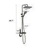 FUFU&GAGA Complete Bathroom Shower System:LED Display,Multi - Function with Multiple Spray Modes - 3 of 4