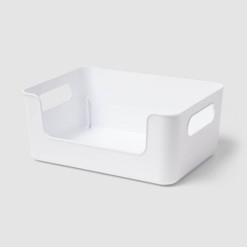 White Large Plastic Storage Bin, 1 - Fry's Food Stores