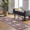 Runner Rug – Washable Boho Carpet with Rubber Backing, Low Pile, Stain Resistant for Bedroom, Entryway, Hallway, Kitchen - 3 of 4