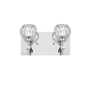 Elegant Lighting Graham 2 - Light Sconce in  Chrome - 1 of 4