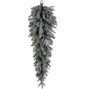 Vickerman Artificial Frosted Douglas Fir Teardrop - 1 of 4