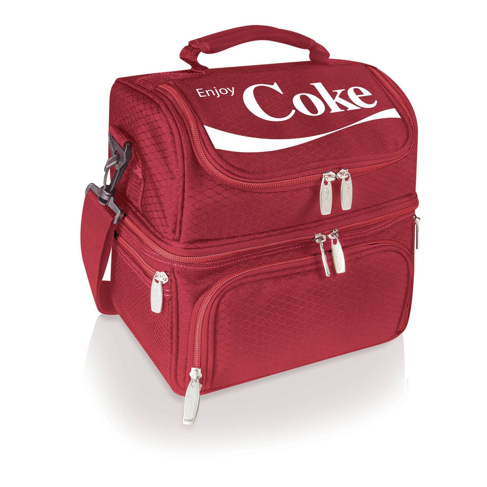 Oniva Coca-Cola Pranzo Lunch Bag Cooler with Utensils - Red