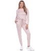 Women's 2 Piece Lounge Set - White Mark - 3 of 3
