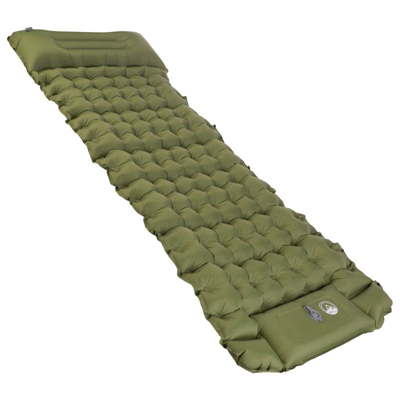 Inflatable Sleep Pad with Foot Pump by Wakeman Outdoors, 1 of 7