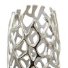 45'' x 10'' Aluminum Coral Vase Silver - Olivia & May - 3 of 4