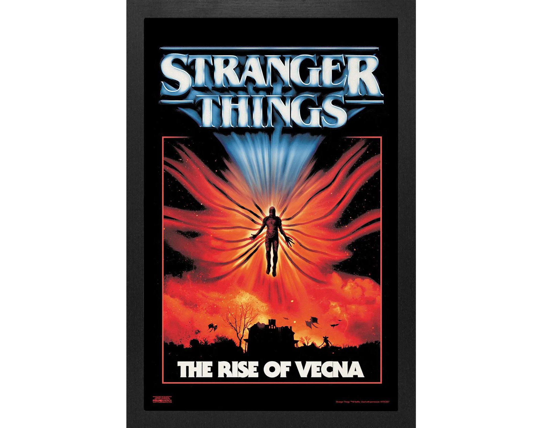 Pyramid America Stranger Things - Vecna Rises 11x17 Wall Framed