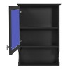 PAGED 24" Wall Mounted Bathroom Storage Cabinet Modern Medicine Cabinet with Mirror and Adjustable Shelves, Over Toilet Storage Unit for Room - 4 of 4