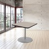 Hampden Furnishings 30" Bennet Collection Square Dining Table Gray/Gray Nebula - 3 of 4