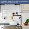 WOWOW Solid Brass Deck Mount Pot Filler Faucet, Pot Filler with Stretchable Double Joint Swing Arm - 2 of 4