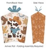 Big Dot of Happiness My First Rodeo - Table Decorations - Little Cowboy 1st Birthday Party Fold and Flare Centerpieces - 10 Count - 3 of 4