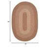 Colonial Mills Jackson - Taupe 2 Ft x3 Ft Oval Rug Indoor 75% Polypropylene/25% Wool - 2 of 2