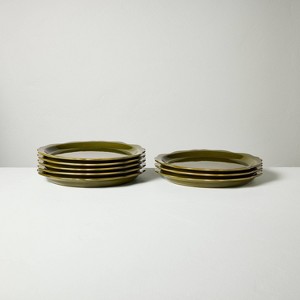 Set of 8 Carved Edge Dinner Plates - Hearth & Hand™ with Magnolia - 1 of 4