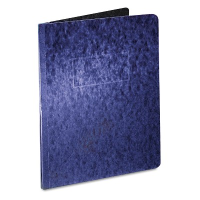 Oxford Pressboard Report Cover 2 Prong Fastener Letter 3" Capacity Dark Blue 12902