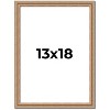PosterPalooza | Deco Brown Picture Frame - UV Acrylic, Foam Board Backing, Hanging Hardware - 2 of 4
