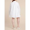 ELOQUII Bubble Hem Mini Shirt Dress - 3 of 3